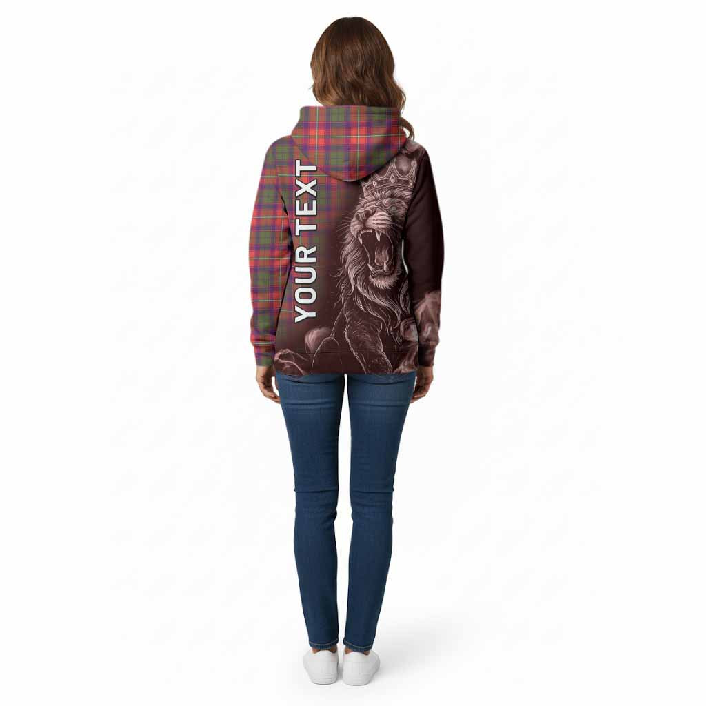 Riddell Tartan Cotton Hoodie Roaring Lion Heritage