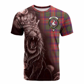 Riddell Tartan Cotton T-shirt Roaring Lion Heritage