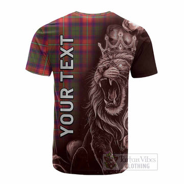 Riddell Tartan Cotton T-shirt Roaring Lion Heritage