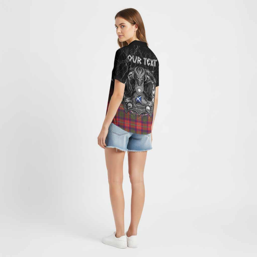 Riddell Tartan Crest Cotton Hawaiian Shirt Celtic Odin's Raven Legacy