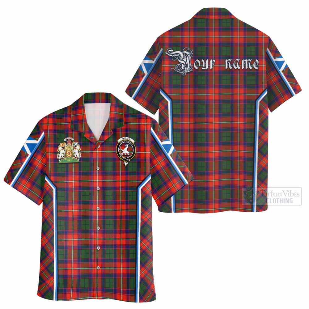 Riddell Tartan Crest Hawaiian Shirt Scotland Coat of Arm Flag Style - Tartan Vibes Clothing