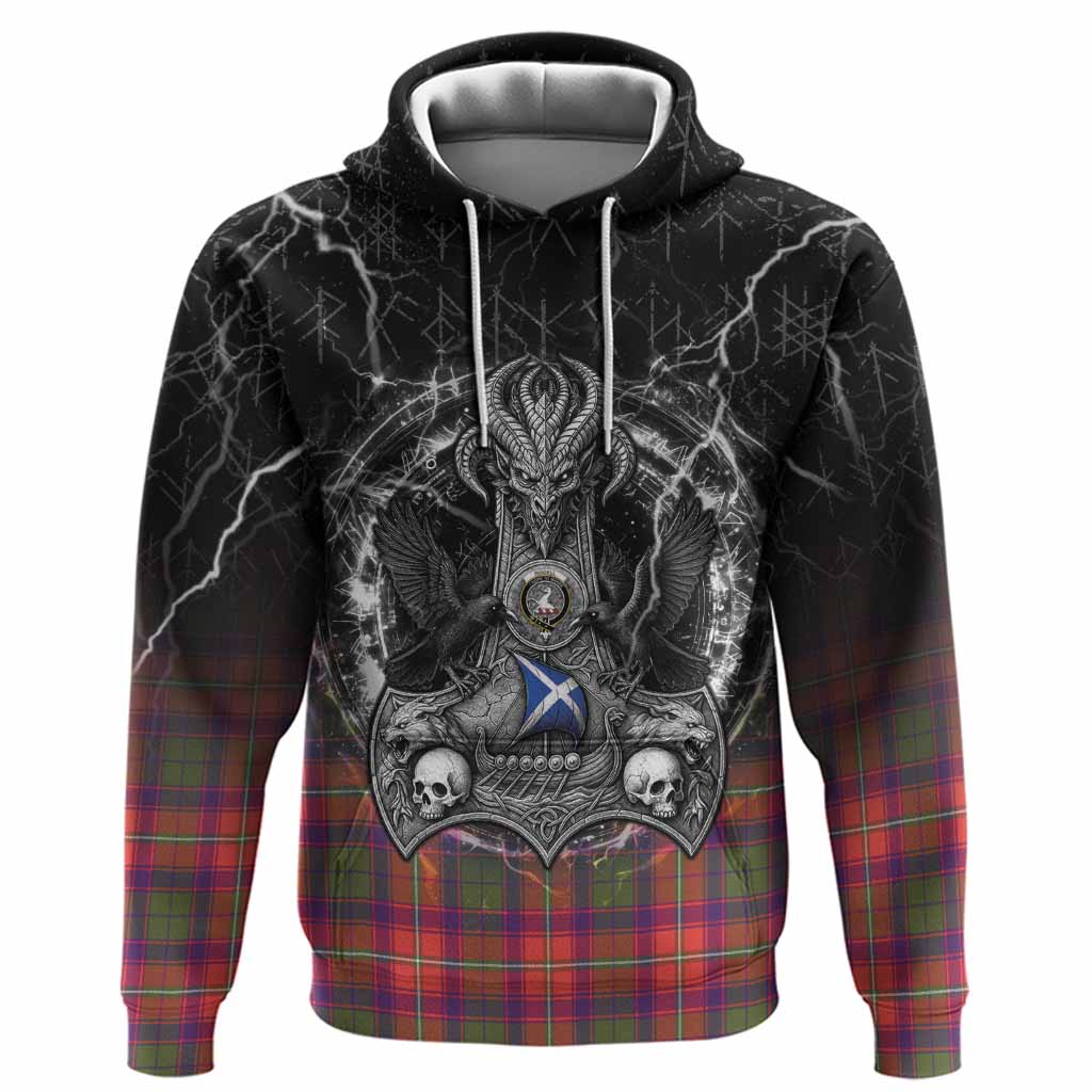 Riddell Tartan Crest Hoodie Celtic Odin's Raven Legacy