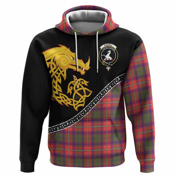 Riddell Tartan Crest Hoodie Legendary Dragon Knot Half Style