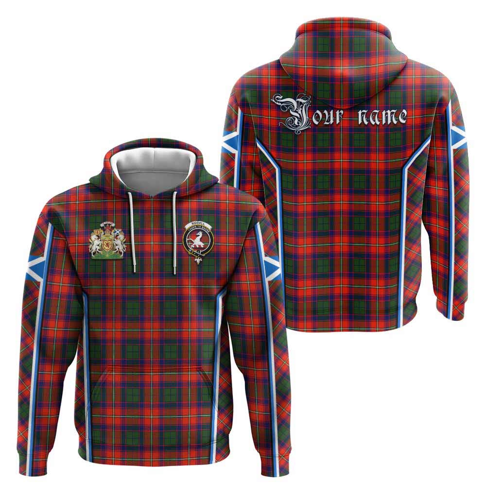 Riddell Tartan Crest Hoodie Scotland Coat of Arm Flag Style - Tartan Vibes Clothing