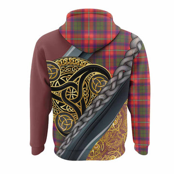 Riddell Tartan Crest Hoodie Scottish Triskele Celtic