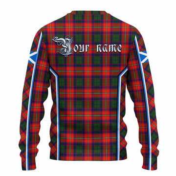 Riddell Tartan Crest Knitted Sweater Scotland Coat of Arm Flag Style - Tartan Vibes Clothing