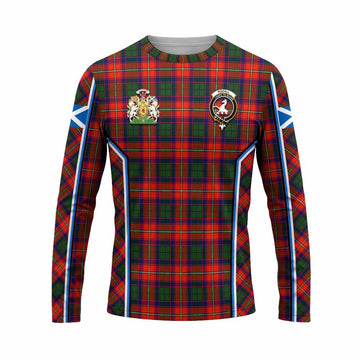 Riddell Tartan Crest Long Sleeve T-Shirt Scotland Coat of Arm Flag Style - Tartan Vibes Clothing