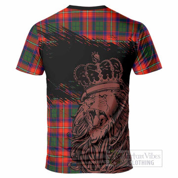 Riddell Tartan Crest T-Shirt Crowned Lion Heritage Style