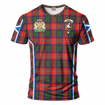 Riddell Tartan Crest T-shirt Scotland Coat of Arm Flag Style