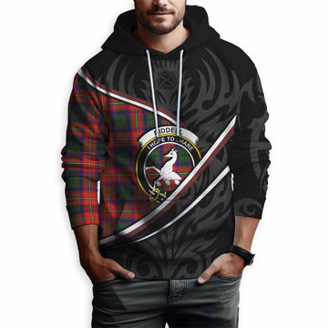 Riddell Tartan Family Crest Hoodie Celtic Scottish Thistle Floral - Tartan Vibes Clothing