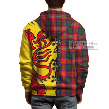 Riddell Tartan Family Crest Hoodie Lion Rampant Honor - Tartan Vibes Clothing
