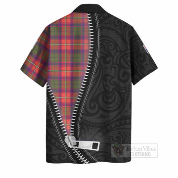 Riddell Tartan Hawaiian Shirt New Zealand Pattern Unique Zipper Stylized
