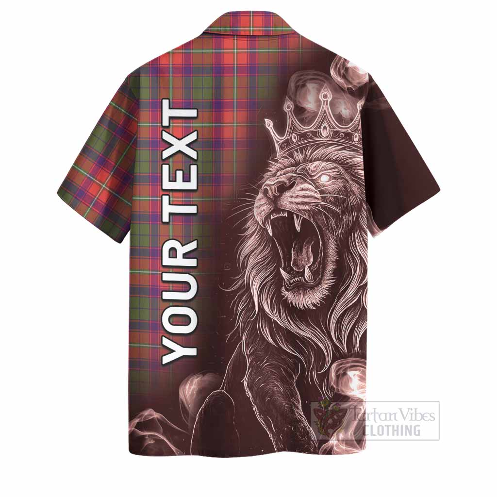 Riddell Tartan Hawaiian Shirt Roaring Lion Heritage