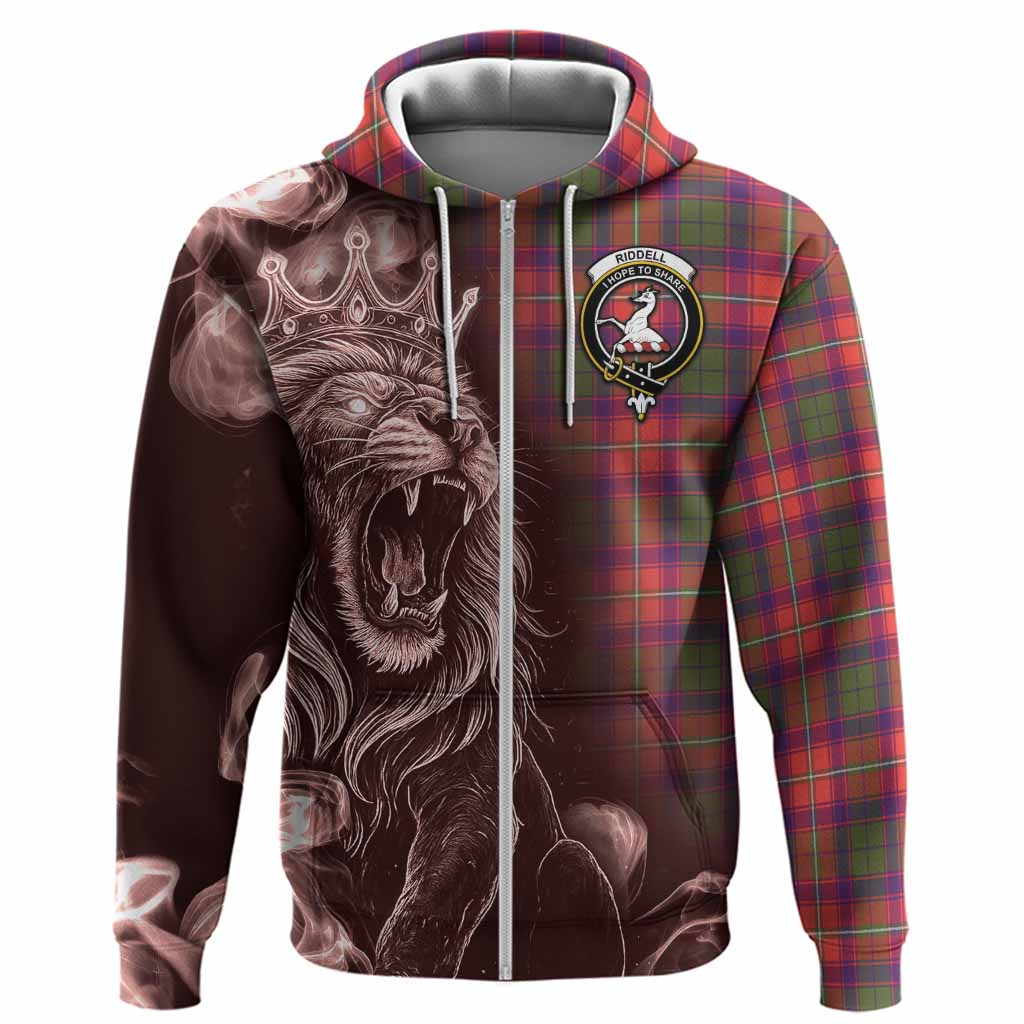 Riddell Tartan Hoodie Roaring Lion Heritage