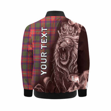 Riddell Tartan Kid Bomber Jacket Roaring Lion Heritage