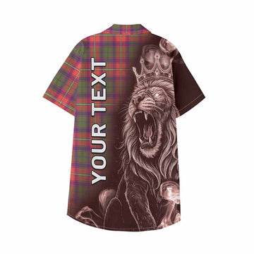 Riddell Tartan Kid Hawaiian Shirt Roaring Lion Heritage