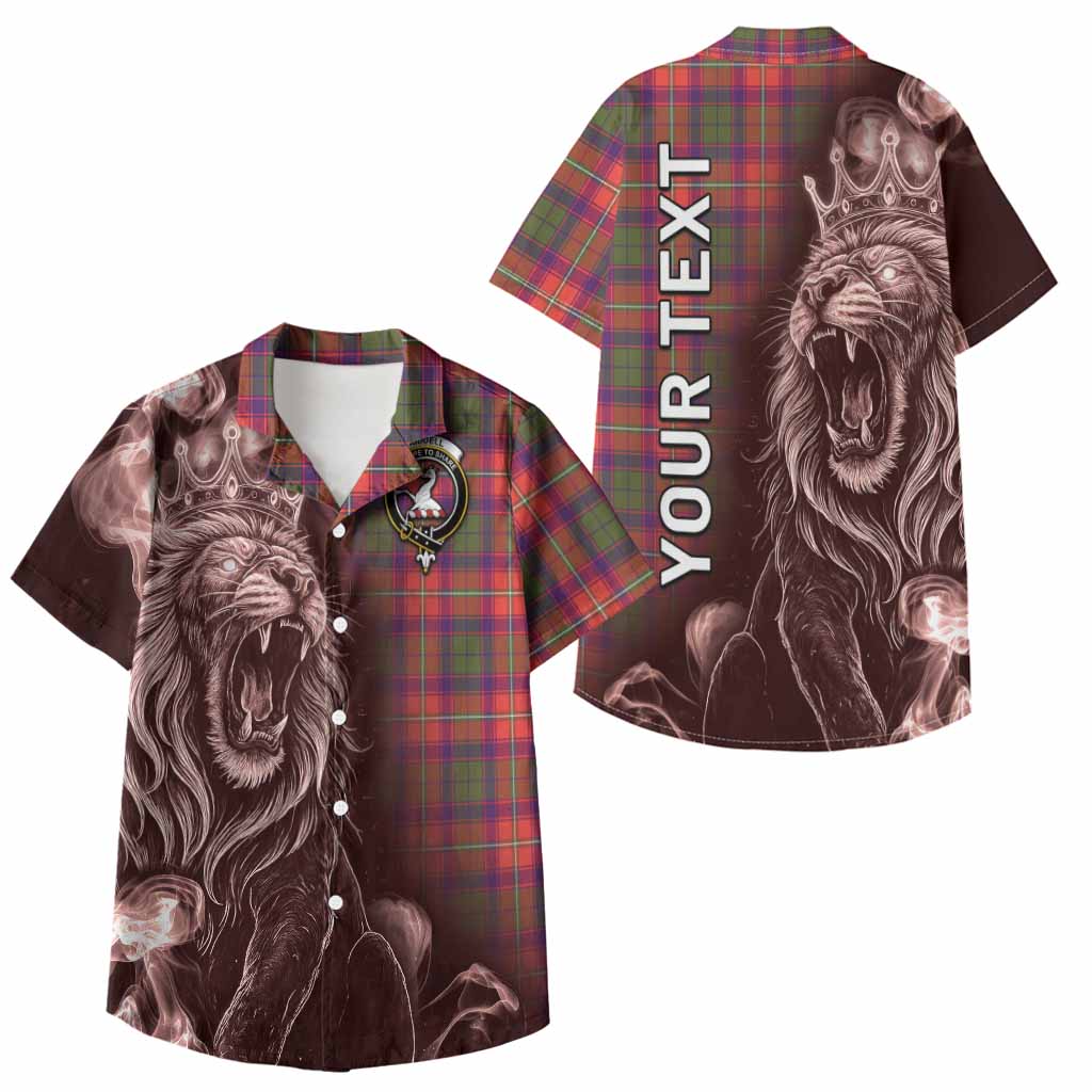 Riddell Tartan Kid Hawaiian Shirt Roaring Lion Heritage
