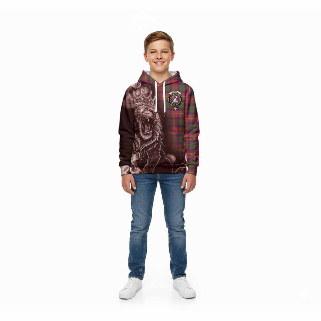 Riddell Tartan Kid Hoodie Roaring Lion Heritage