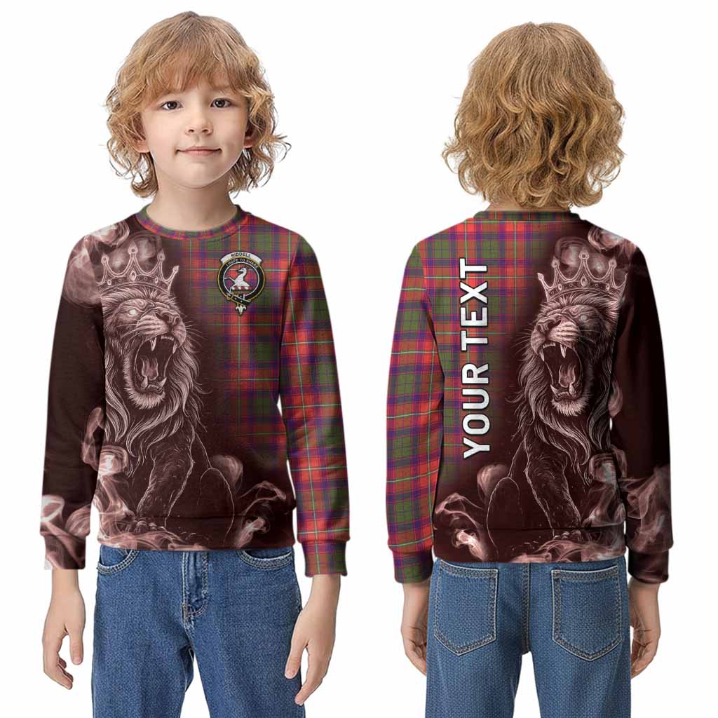 Riddell Tartan Kid Knitted Sweatshirt Roaring Lion Heritage