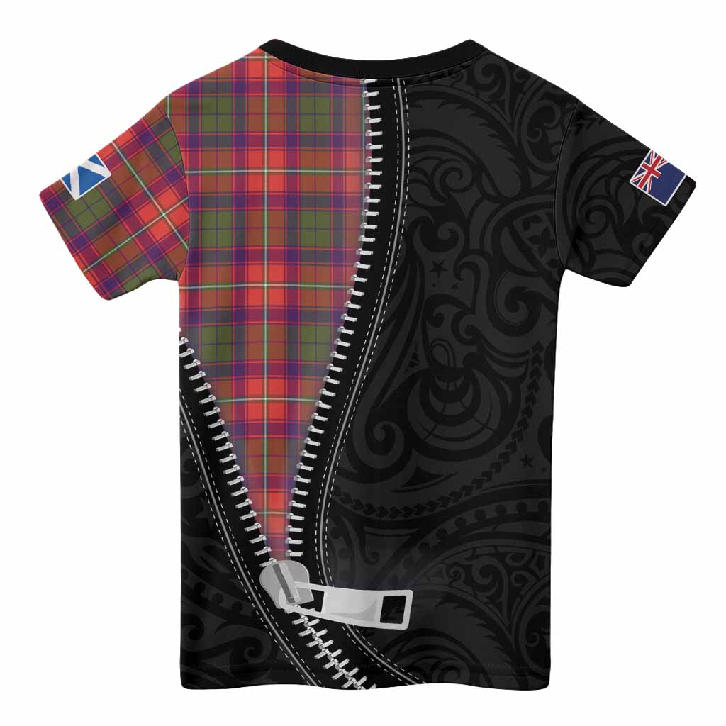 Riddell Tartan Kid T-shirt New Zealand Pattern Unique Zipper Stylized