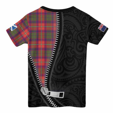 Riddell Tartan Kid T-shirt New Zealand Pattern Unique Zipper Stylized