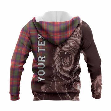 Riddell Tartan Knitted Hoodie Roaring Lion Heritage