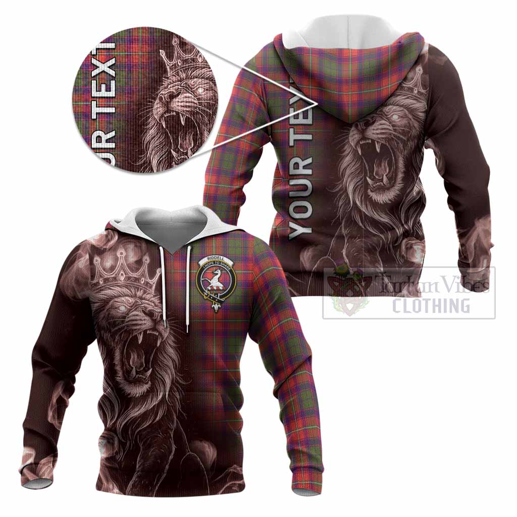Riddell Tartan Knitted Hoodie Roaring Lion Heritage