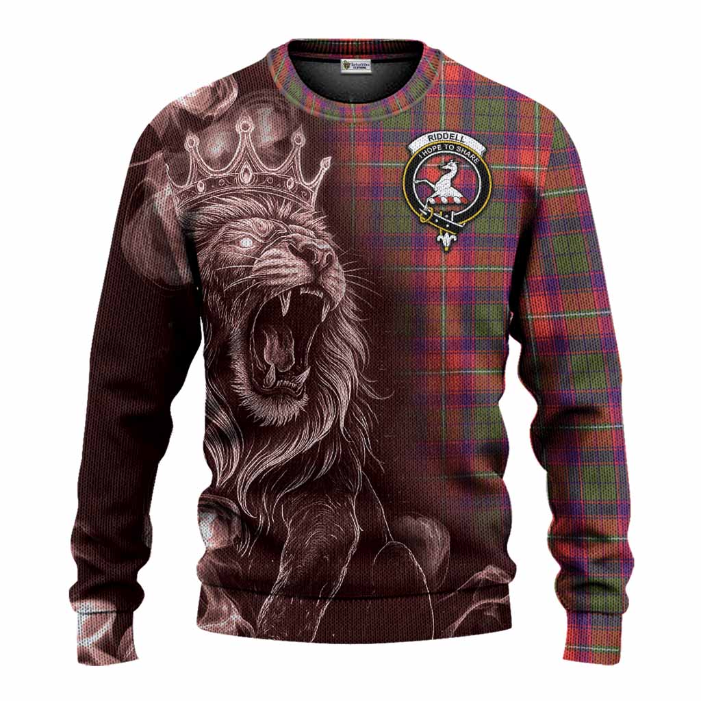Riddell Tartan Knitted Sweater Roaring Lion Heritage