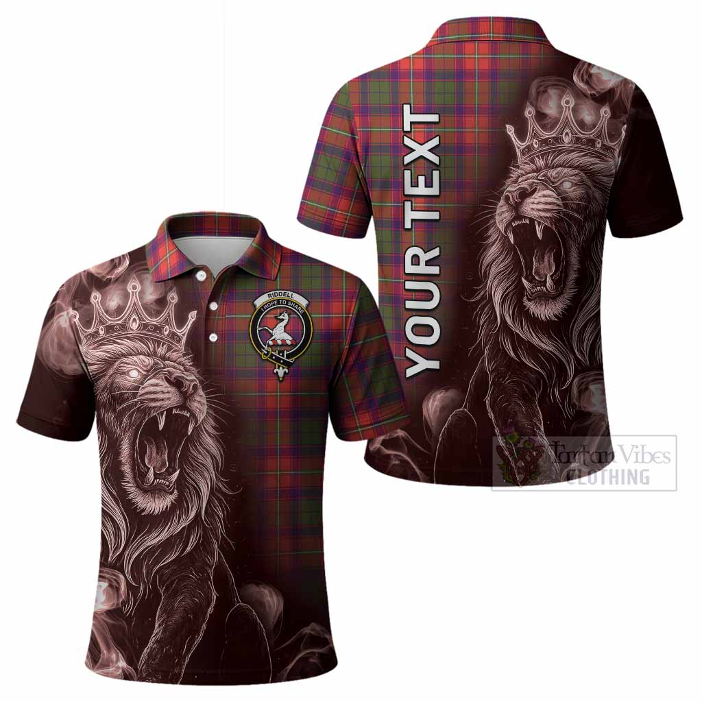 Riddell Tartan Polo Shirt Roaring Lion Heritage