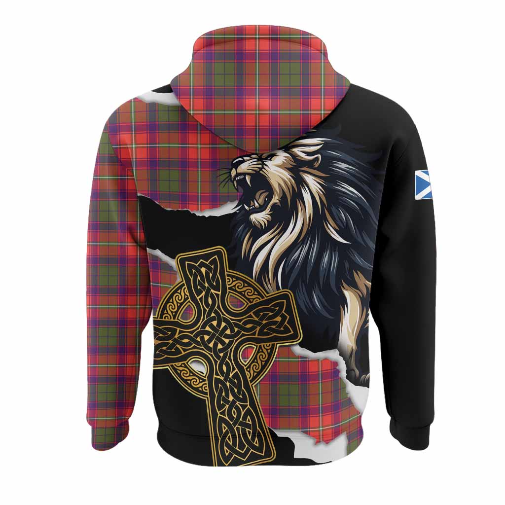 Riddell Tartan Scottish Hoodie Lion Celtic Heritage