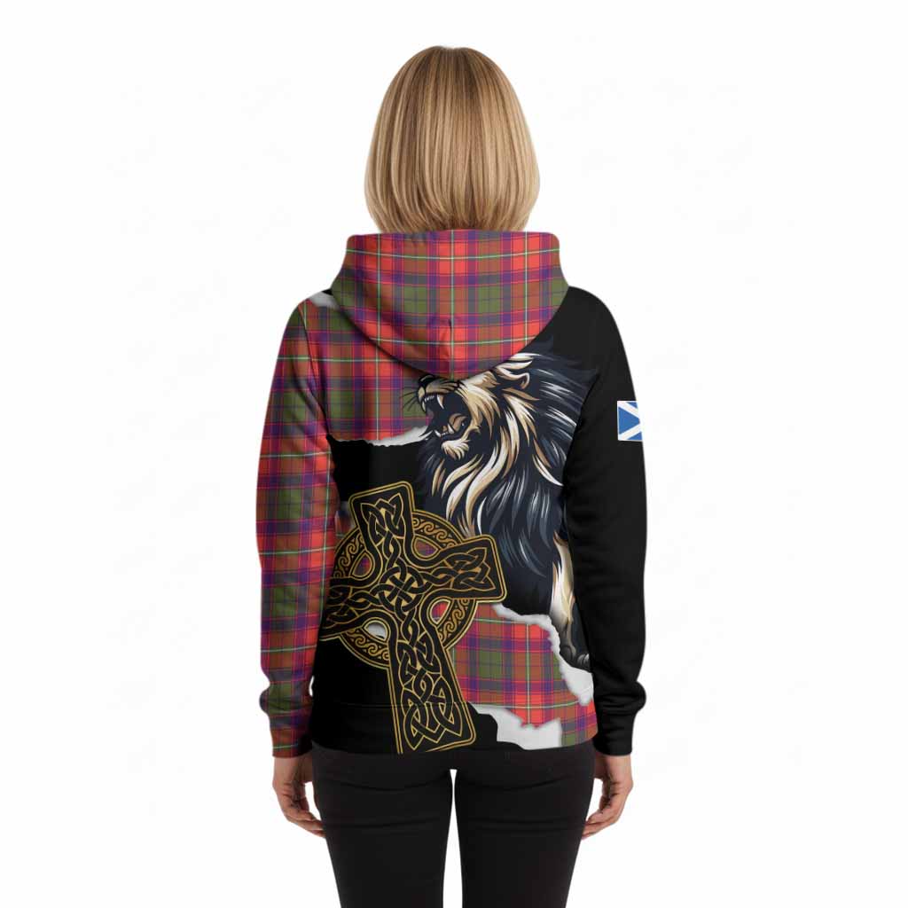 Riddell Tartan Scottish Hoodie Lion Celtic Heritage