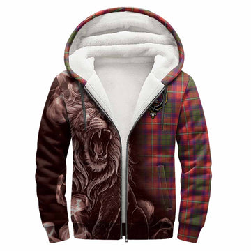 Riddell Tartan Sherpa Hoodie Roaring Lion Heritage