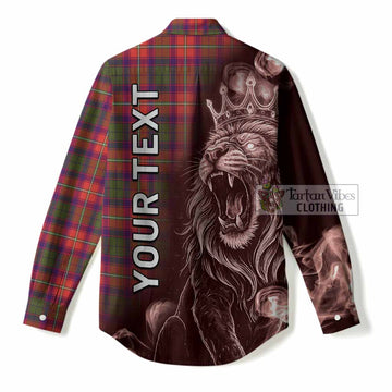 Riddell Tartan Women Casual Shirt Roaring Lion Heritage