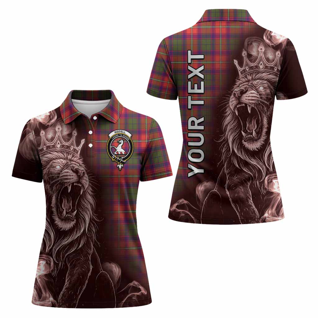 Riddell Tartan Women Polo Shirt Roaring Lion Heritage
