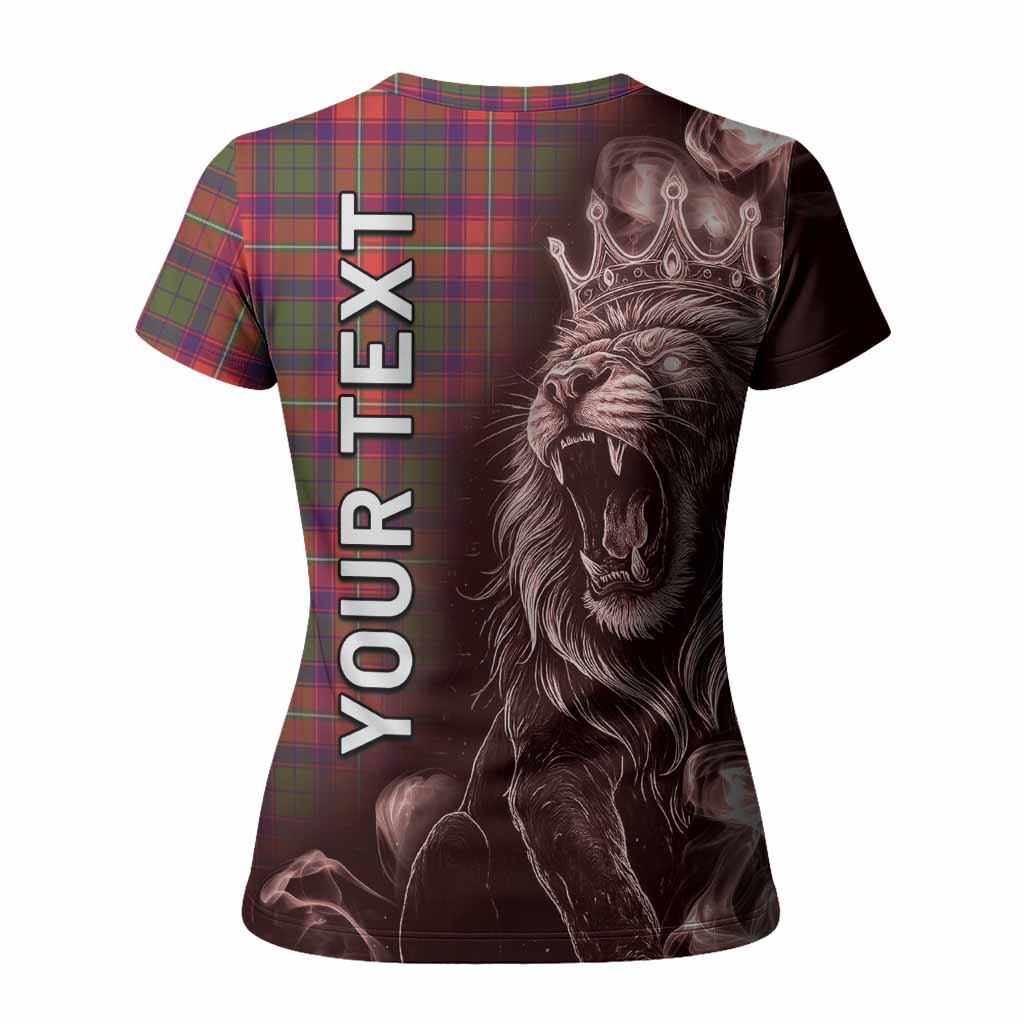 Riddell Tartan Women T shirt Roaring Lion Heritage