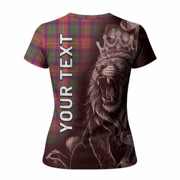 Riddell Tartan Women T shirt Roaring Lion Heritage