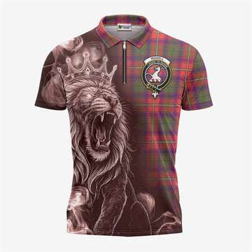 Riddell Tartan Zipper Polo Shirt Roaring Lion Heritage