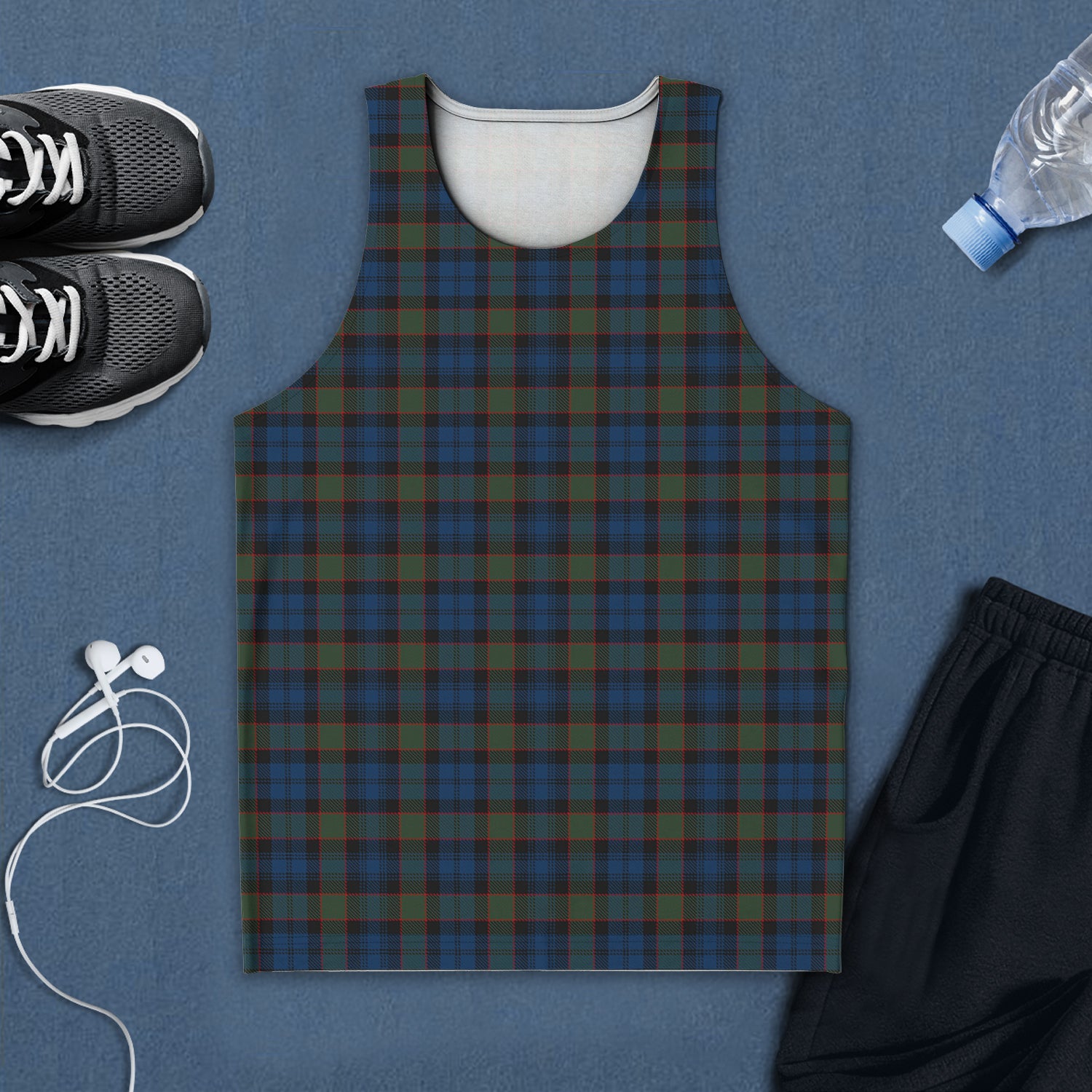 Riddoch Tartan Mens Tank Top 5XL - Tartan Vibes Clothing