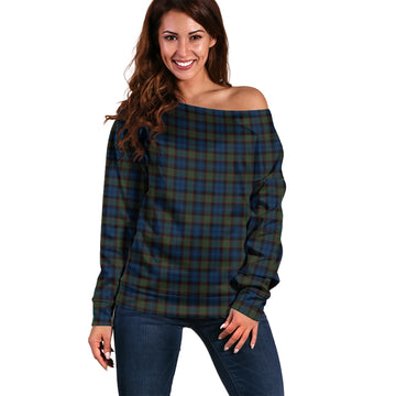 Riddoch Tartan Off Shoulder Women Sweater Women - Tartan Vibes Clothing