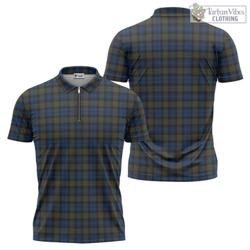 Riddoch Tartan Zipper Polo Shirt Unisex - Tartan Vibes Clothing
