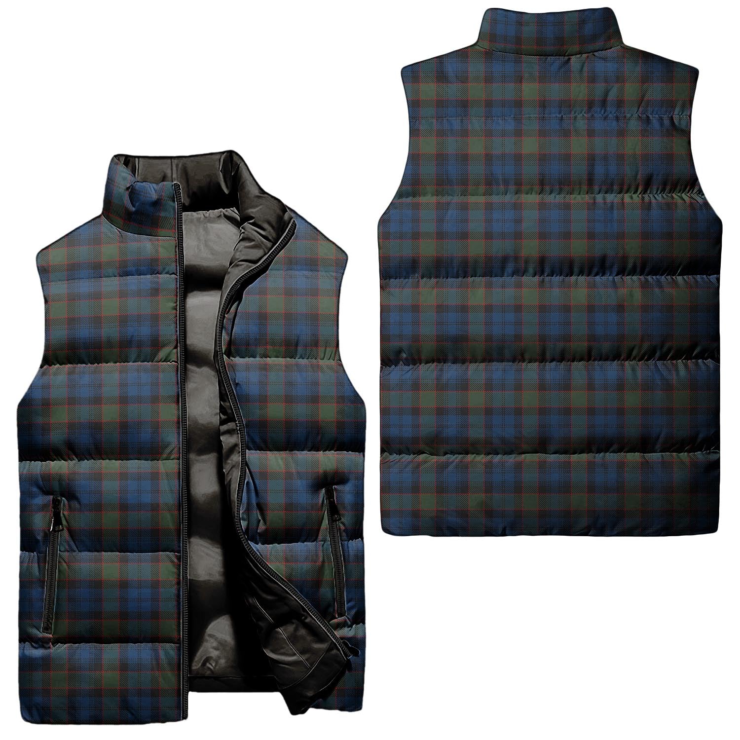 Riddoch Tartan Sleeveless Puffer Jacket Unisex - Tartanvibesclothing