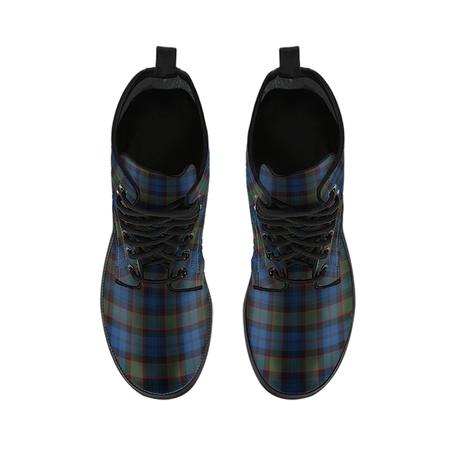 Riddoch Tartan Leather Boots - Tartan Vibes Clothing