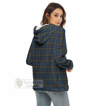 Riddoch Tartan Women's Borg Fleece Hoodie with Half Zip - Tartan Vibes Clothing