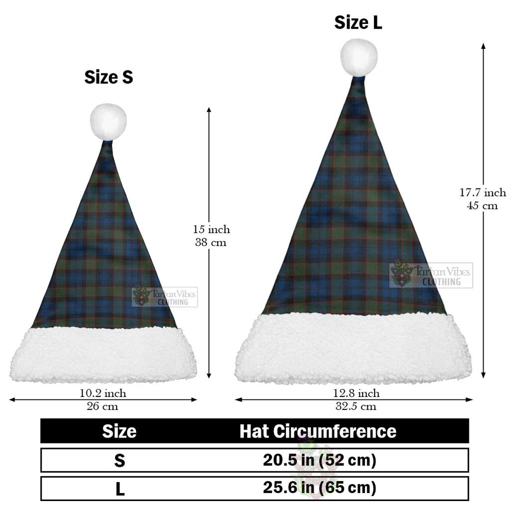 Riddoch Tartan Christmas Santa Hats Christmas Hat L 25.6in (65cm) - Tartan Vibes Clothing