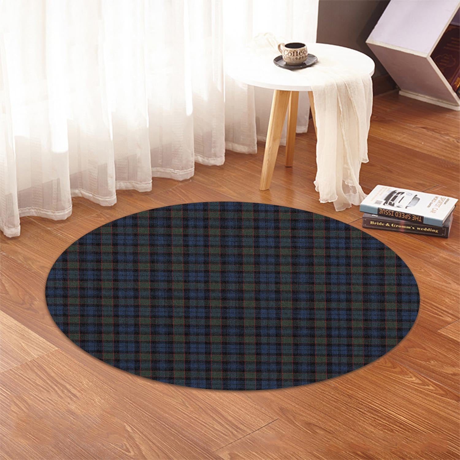 Riddoch Tartan Round Rug - Tartan Vibes Clothing