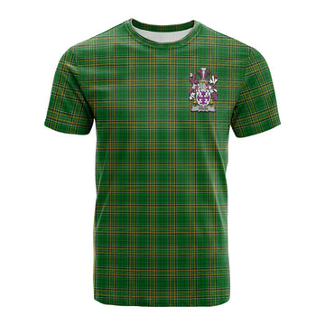 Riggs Irish Clan Tartan Cotton T-shirt with Coat of Arms Kid's Shirt - Tartan Vibes Clothing