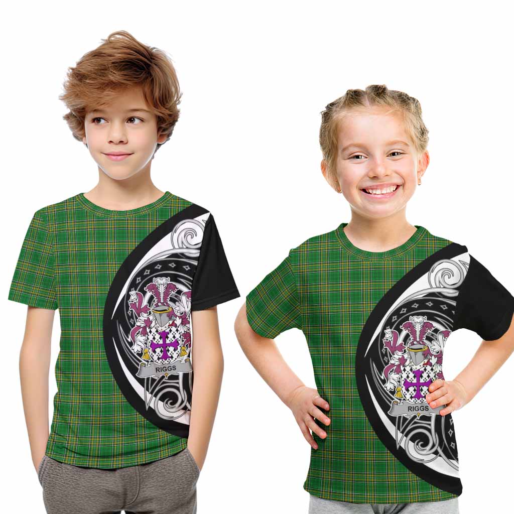 Riggs Irish Clan Kid T-Shirt Celtic Circle Style Youth XL Size14 - Tartan Vibes Clothing