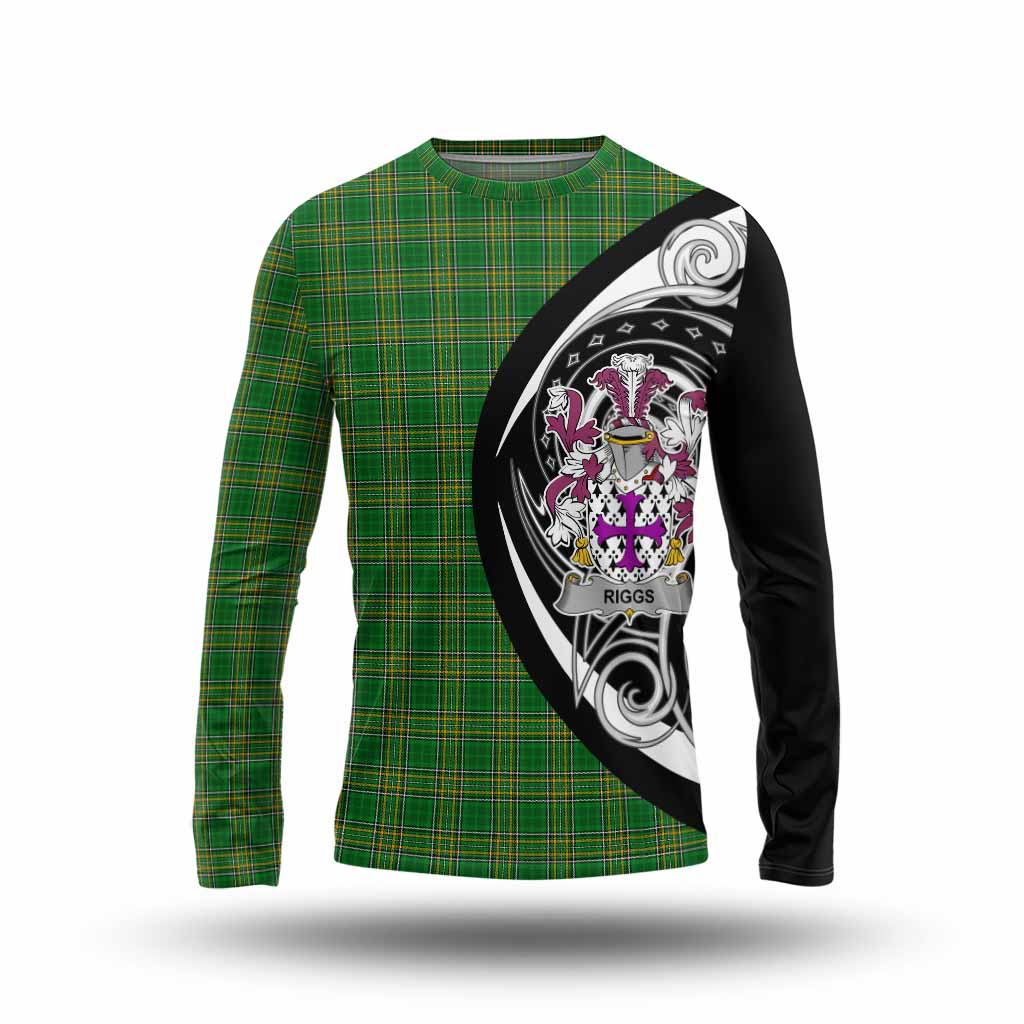 Riggs Irish Clan Long Sleeve T-Shirt Celtic Circle Style Unisex - Tartan Vibes Clothing