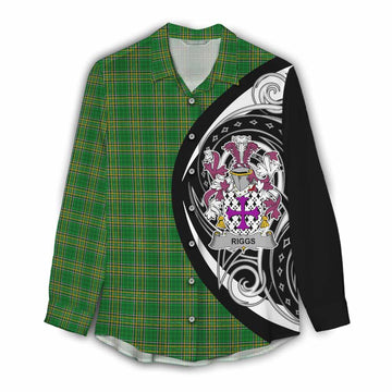 Riggs Irish Clan Women's Casual Shirt Celtic Circle Style Female - Tartan Vibes Clothing