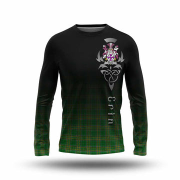 Riggs Irish Clan Long Sleeve T-Shirt with Coat of Arms Erin Go Bragh Celtic Inspired Unisex - Tartan Vibes Clothing